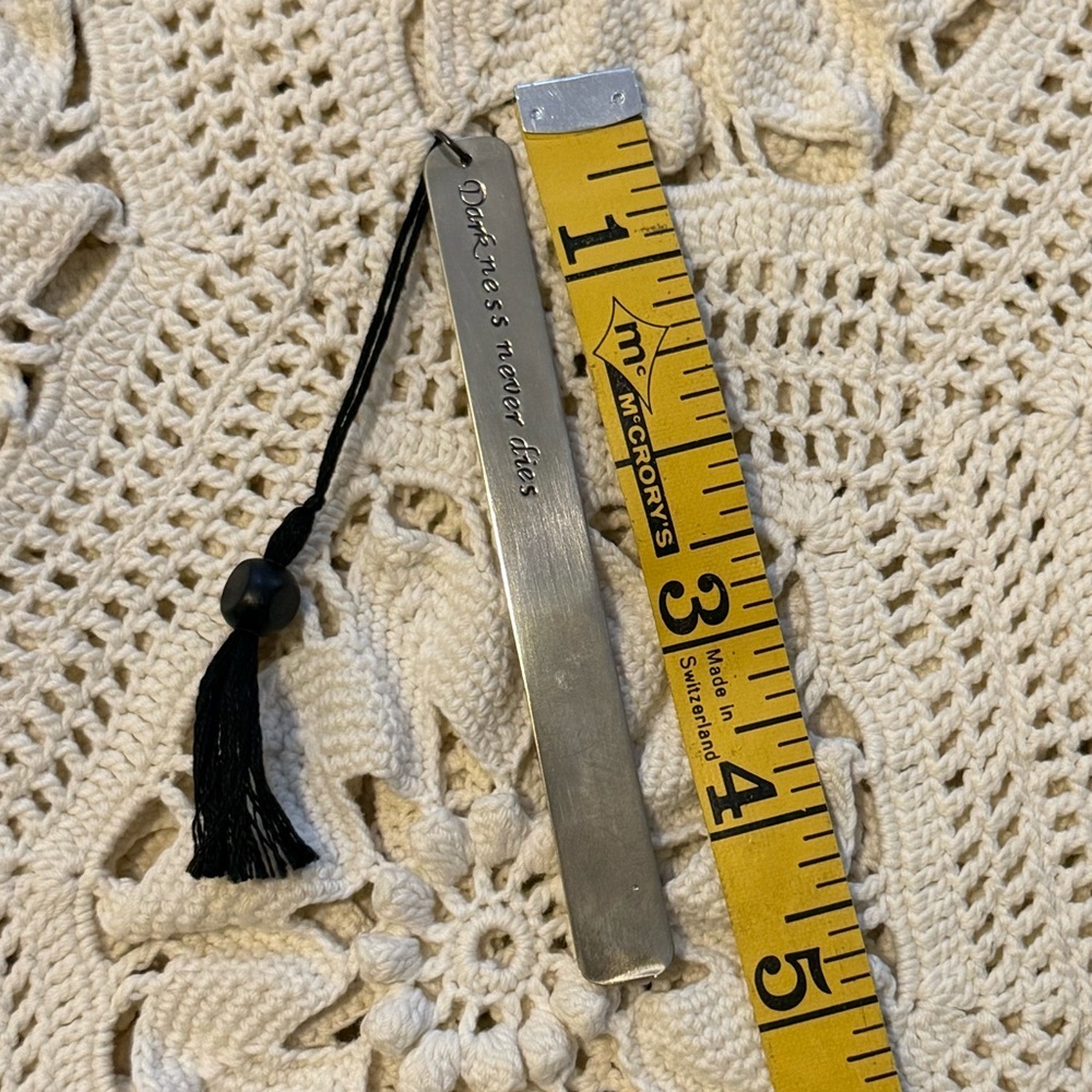 Handmade Stainless Steel Bookmark - Picture 3 of 3